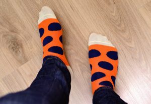 socks on feet